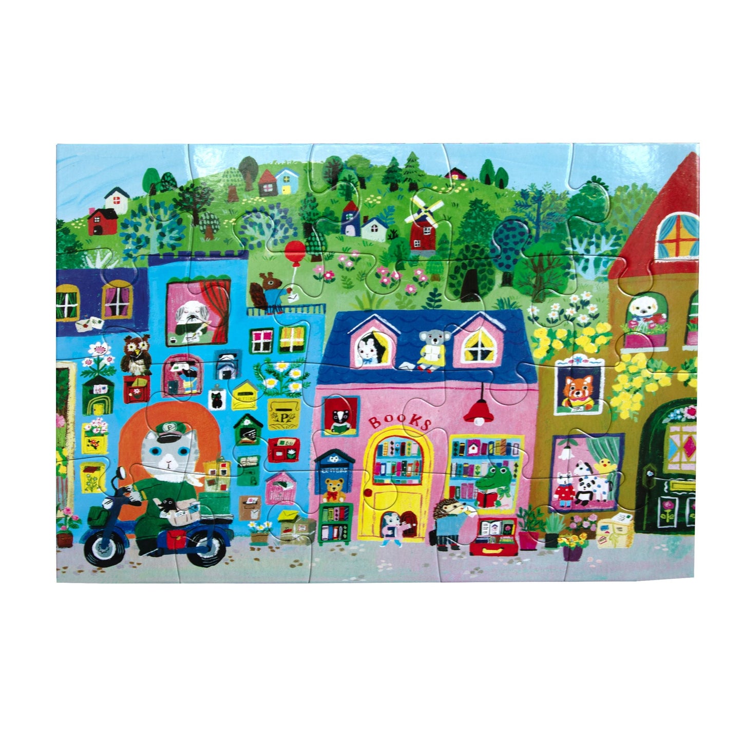 Yumi's Village 20 Piece Puzzle by eeBoo | Unique Fun Gifts
