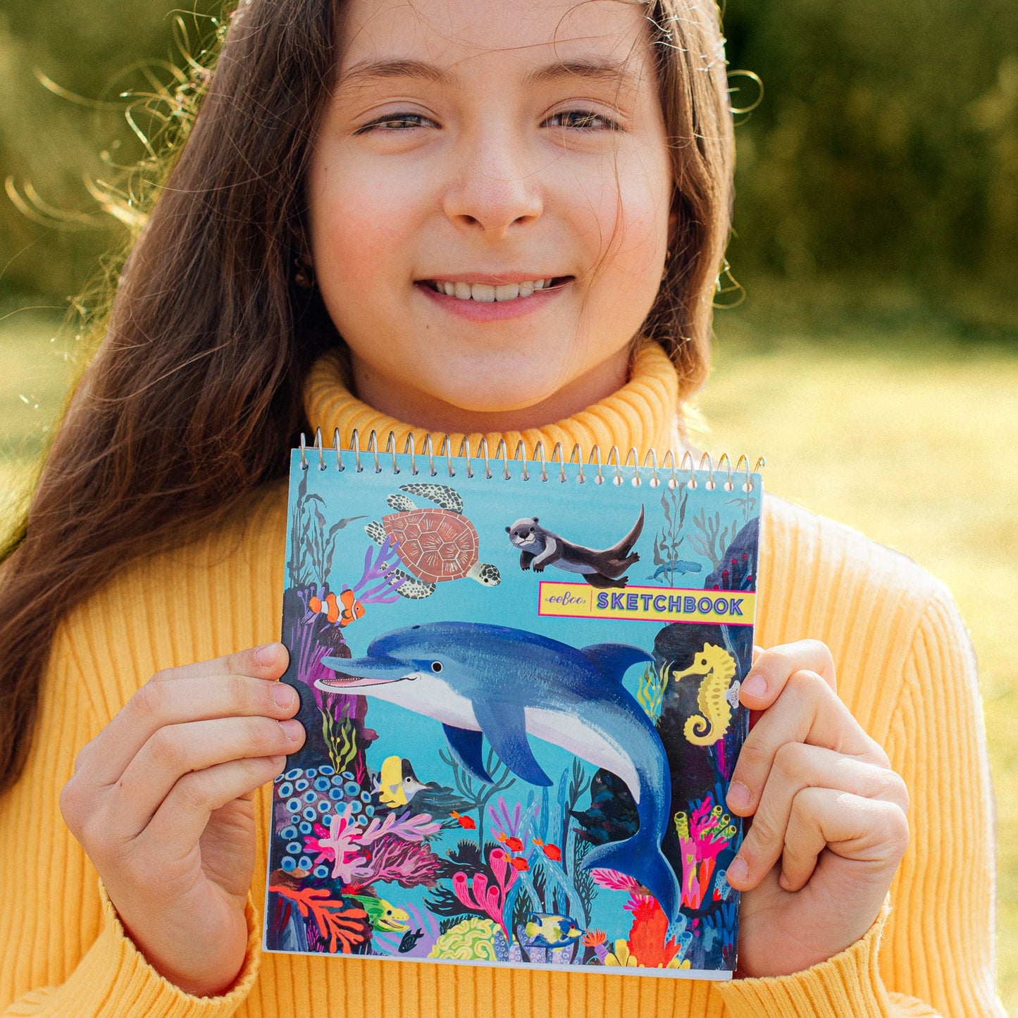 Sea Life Sketchbook & Color Pencils