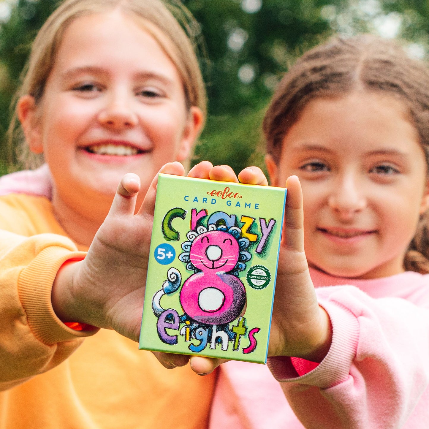 Crazy Eights Classic Playing Card Game by eeBoo | Great Gifts for Kids