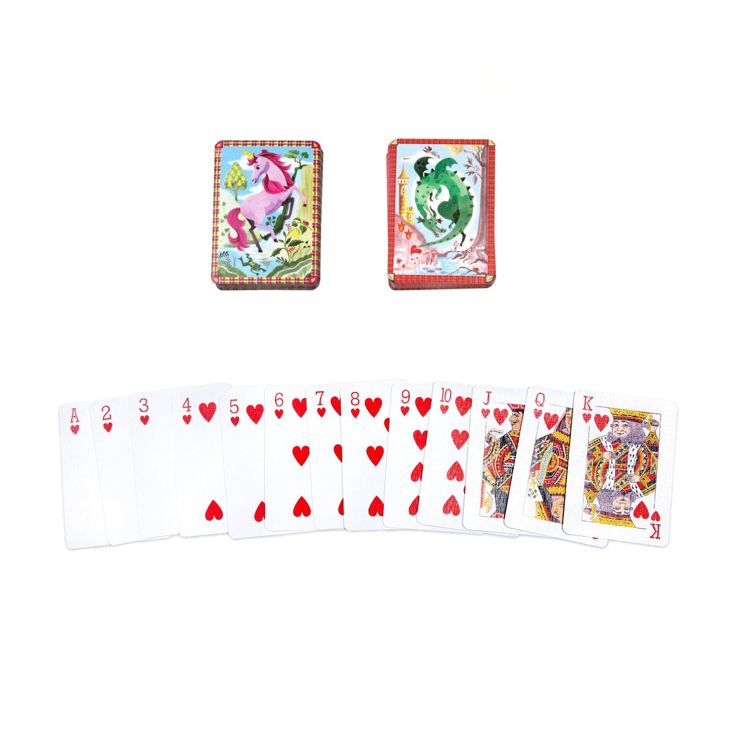 Dragon & Unicorn Playing Cards Assortment (12) by eeBoo | Unique Fun Gifts