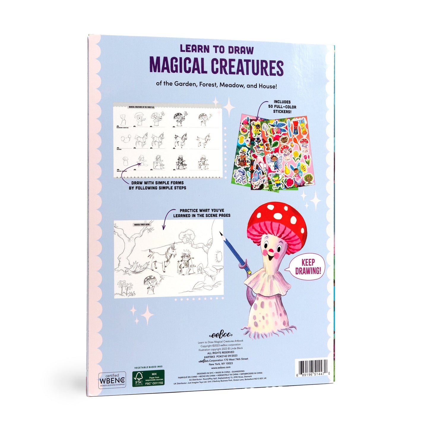 Learn to Draw Magical Creatures by eeBoo | Unique Fun Gifts