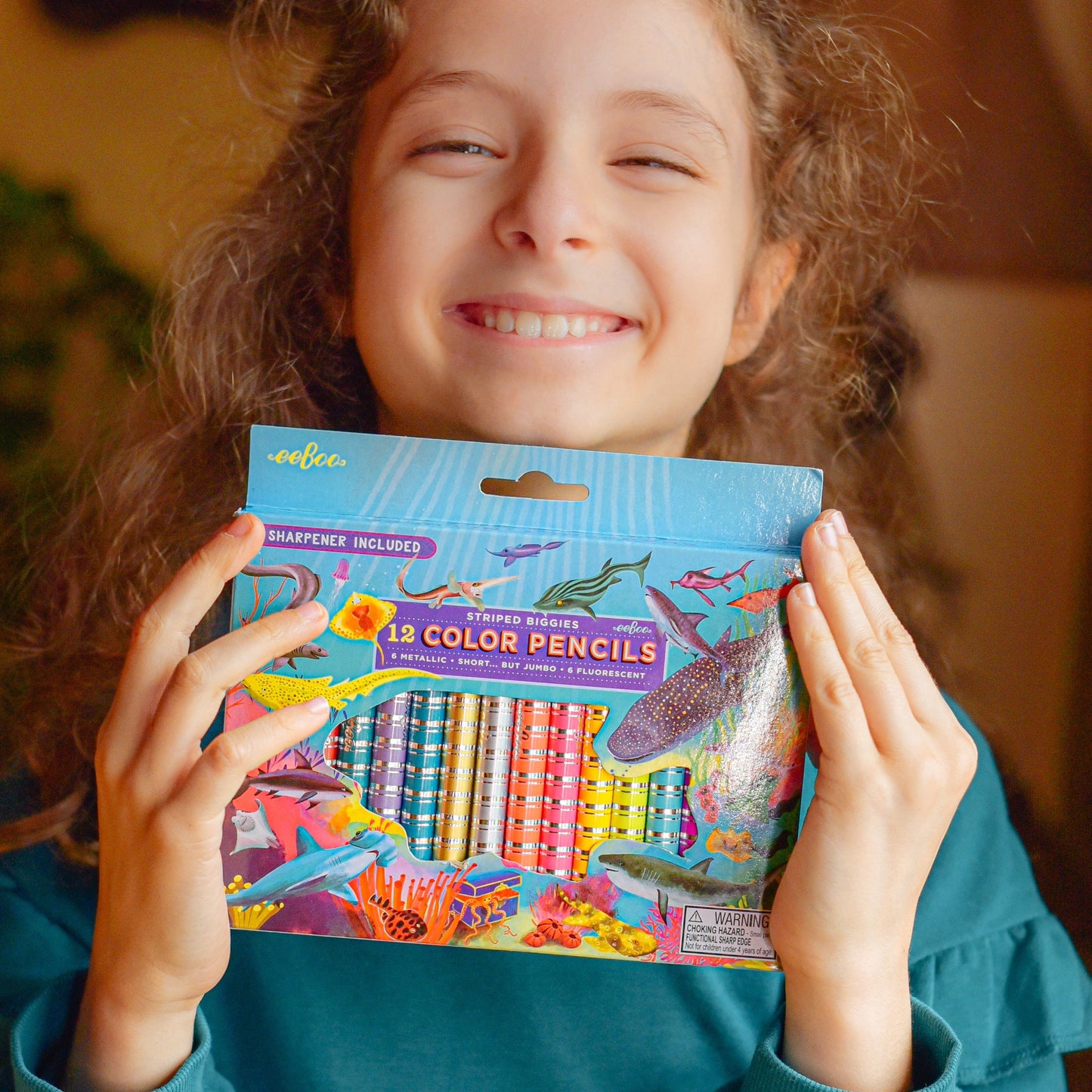 Shark 12 Special Biggie Color Pencils | Unique Great Gifts for Kids & Adults