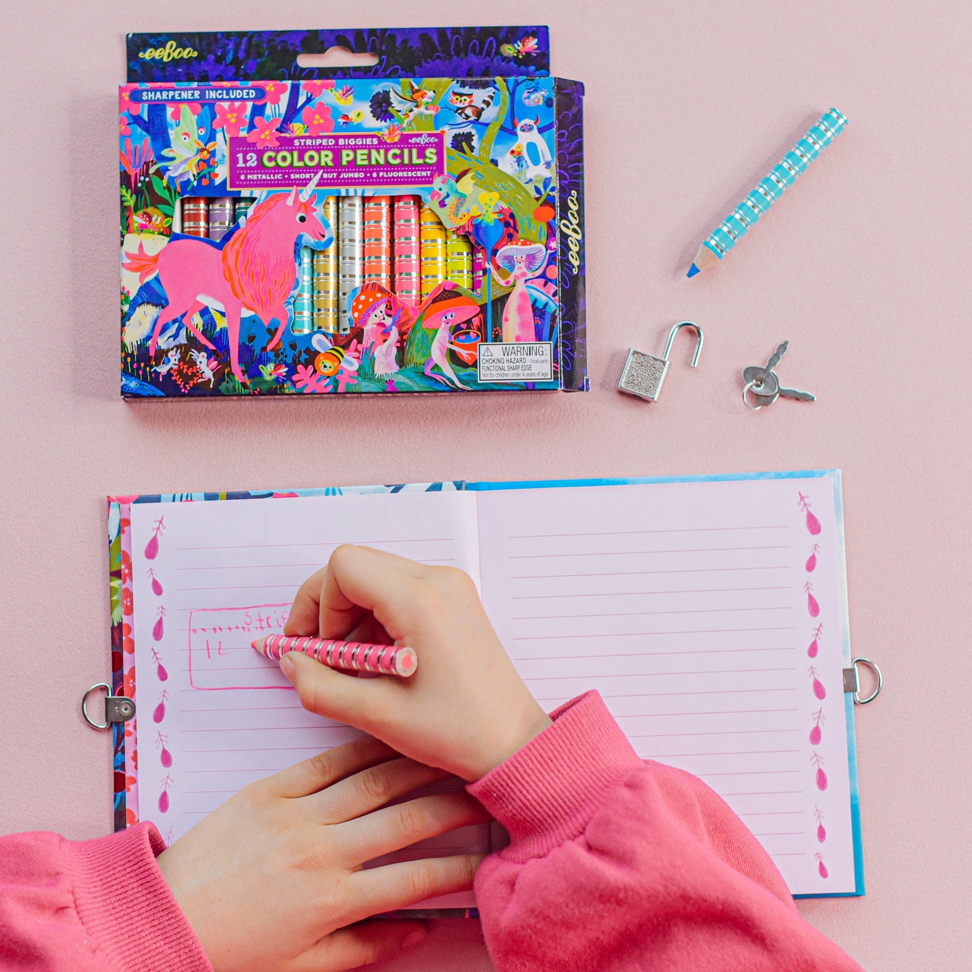 Magical Creatures 12 Color Pencils | Unique Great Gifts for Kids & Adults