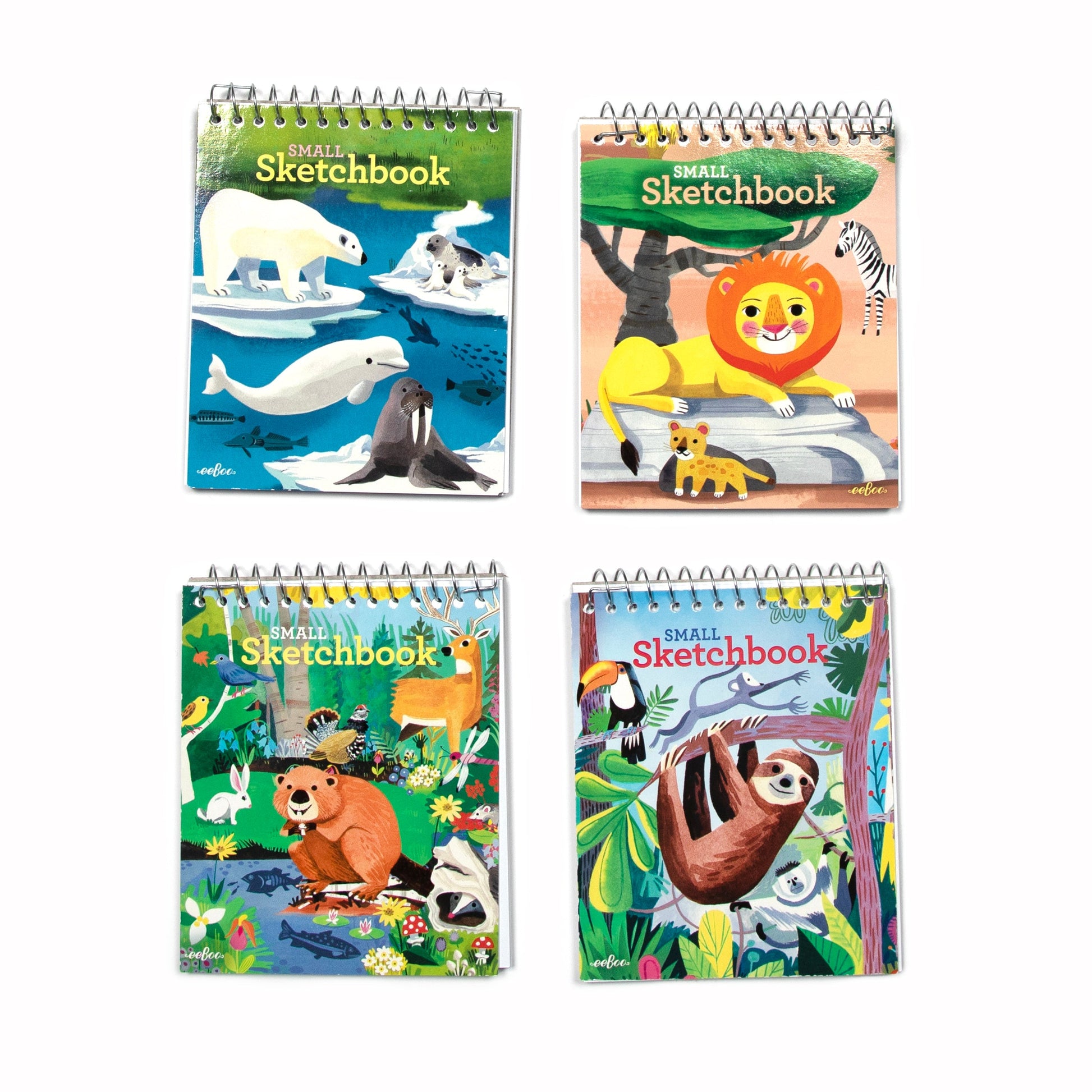Small Sketchbook Animals in the Wild Assortment (24 units) Unique Birthday Party Favors