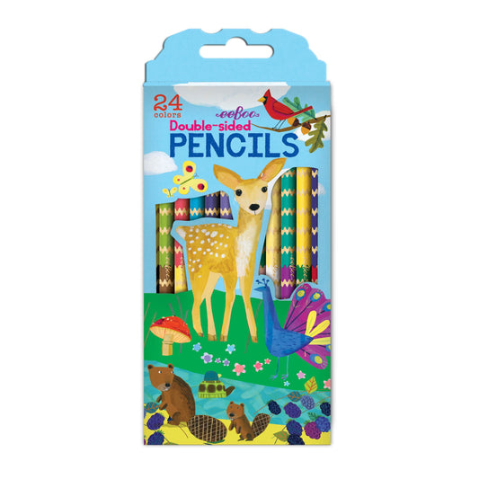 Life On Earth 12 Double-Sided Pencils |  Gifts by eeBoo