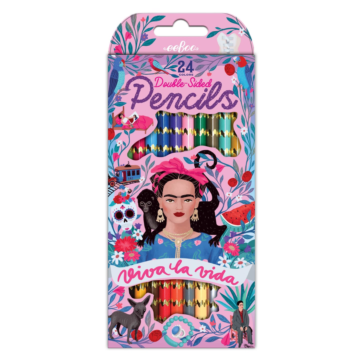 Viva la Vida 12 Double-Sided Pencils