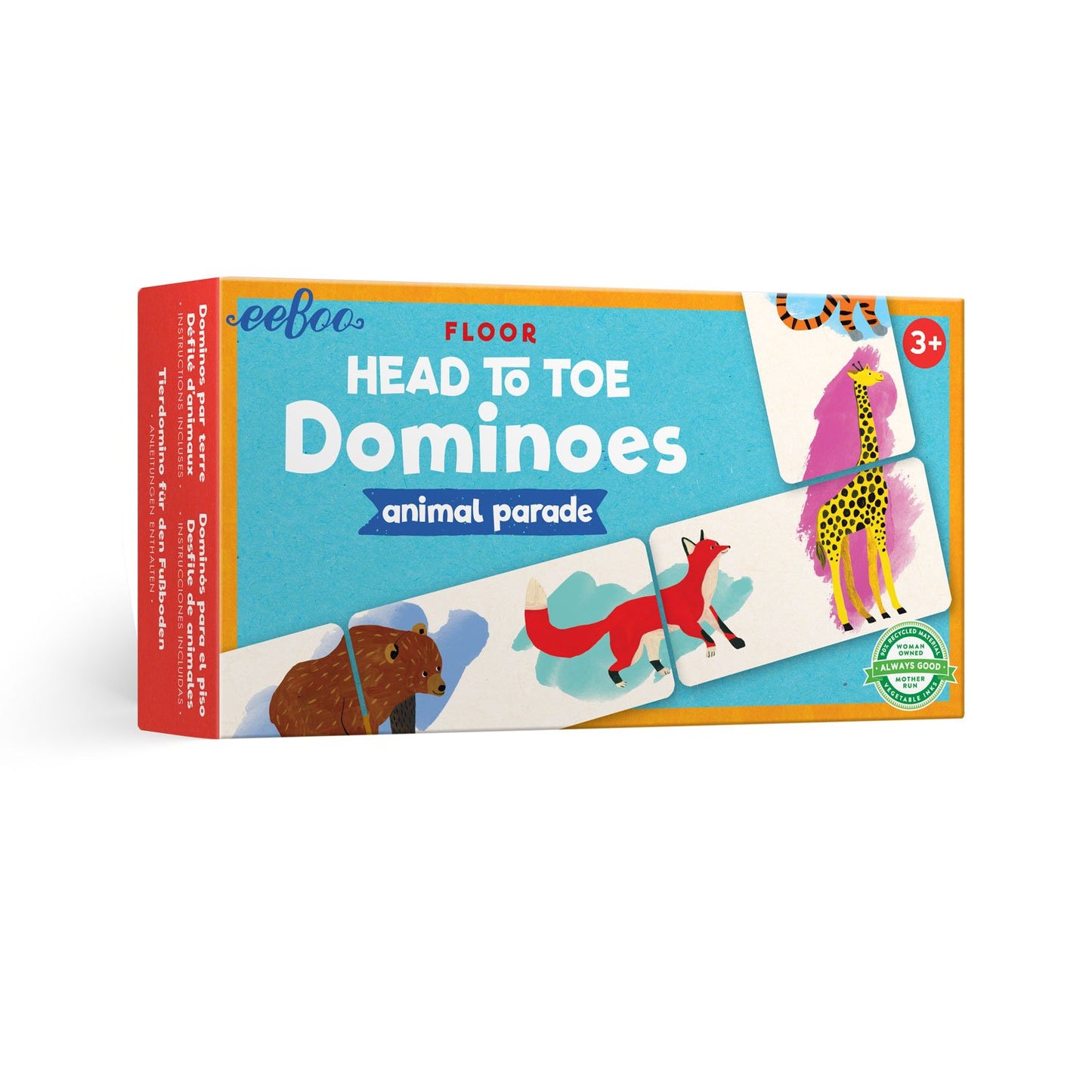 Animal Parade Head to Toe Dominoes eeBoo