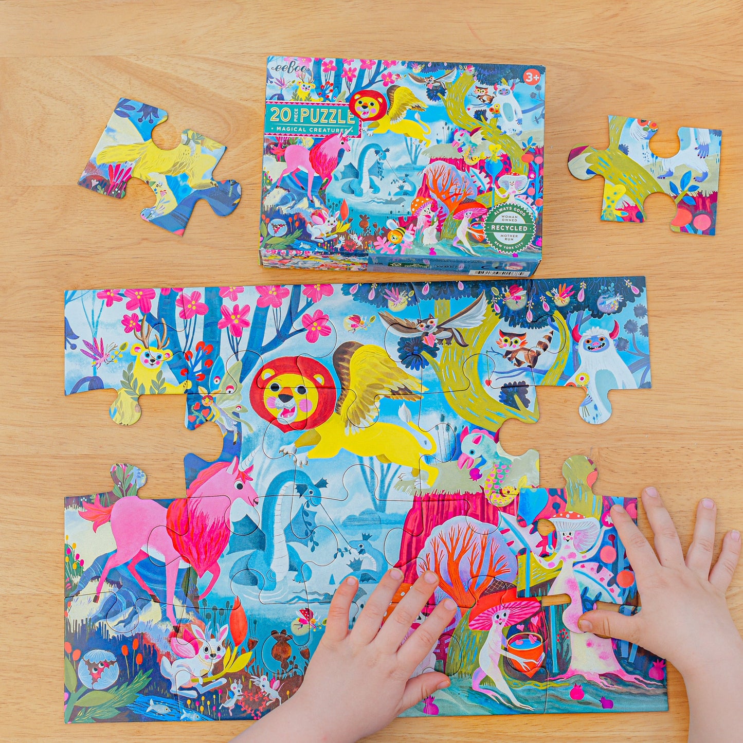 Magical Creatures 20 Piece Puzzle | Unique Fun Gifts for Kids Ages 3+