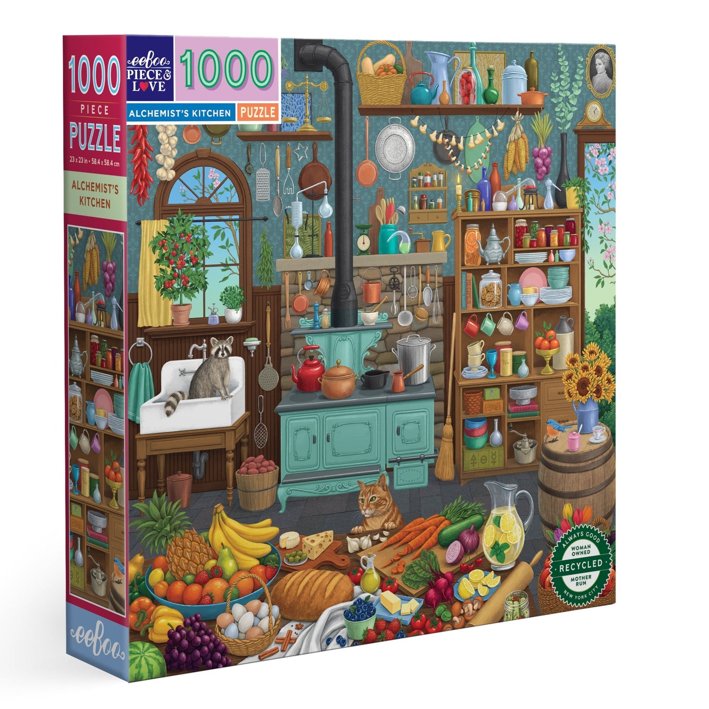 Alchemist's Kitchen 1000 Piece Puzzle by eeBoo | Unique Beautiful Gifts