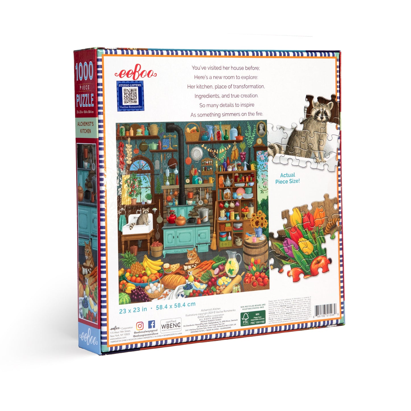 Alchemist's Kitchen 1000 Piece Puzzle by eeBoo | Unique Beautiful Gifts