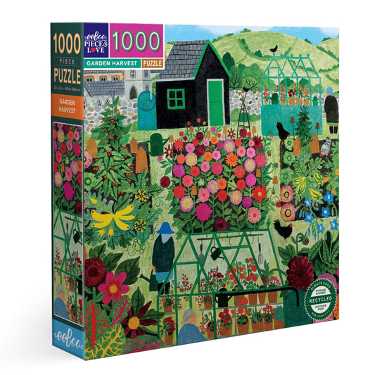 Garden Harvest 1000 Piece Puzzle by eeBoo | Unique Beautiful Gifts