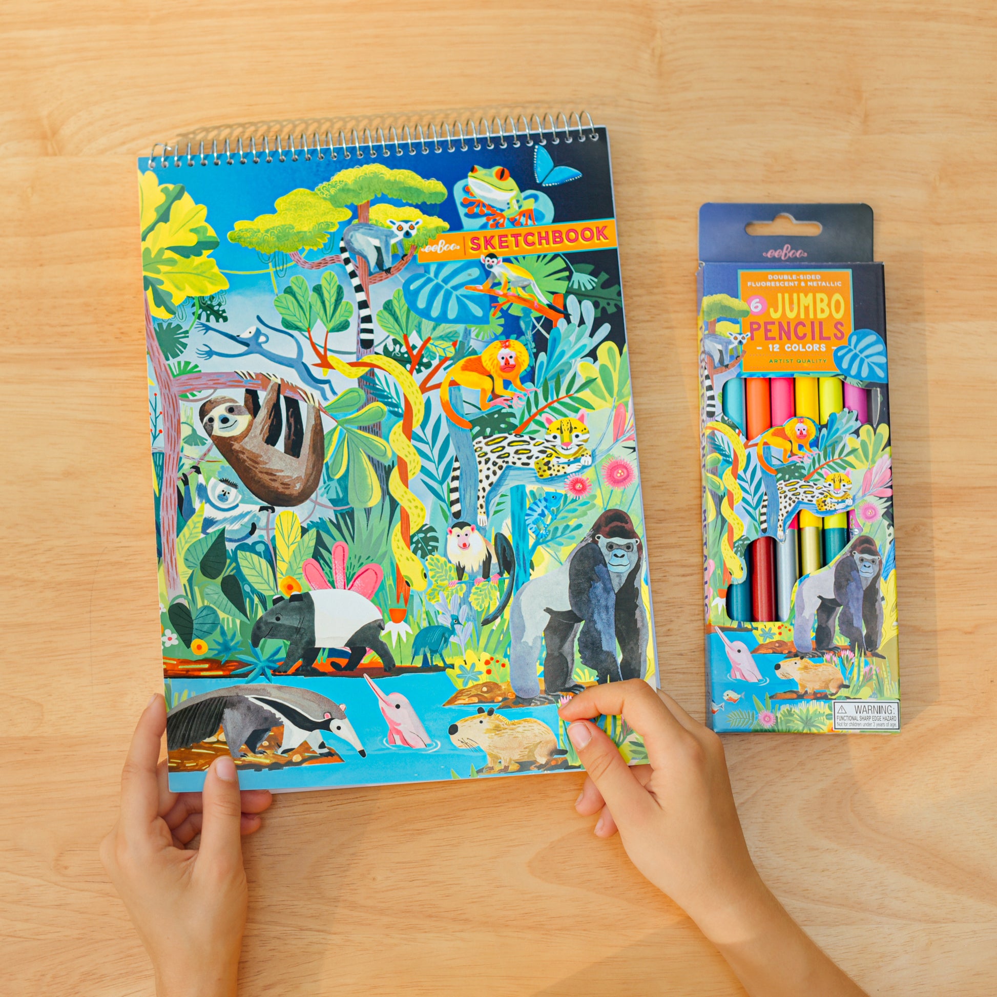 Rainforest Sketchbook eeBoo
