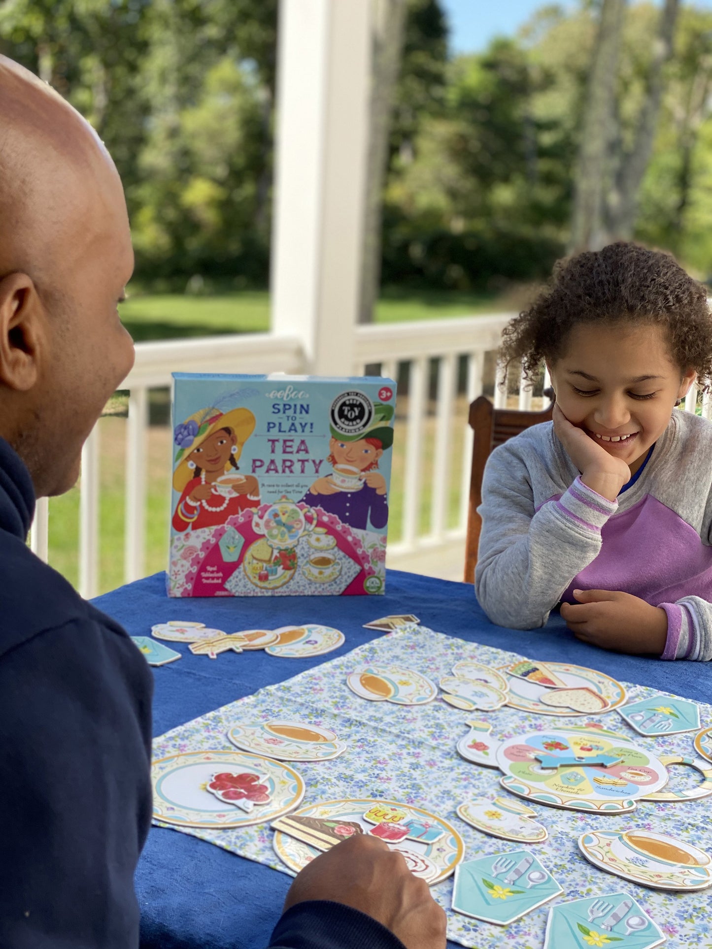 Tea Cup Party Set Spinner Award Winning Game by eeBoo| Unique and Fun Gifts for Pre School Kids 3+