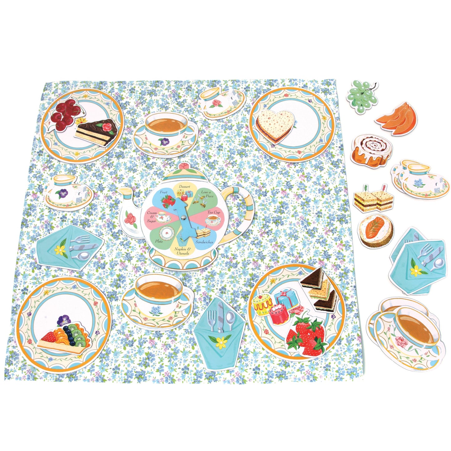 Tea Cup Party Set Spinner Award Winning Game by eeBoo| Unique and Fun Gifts for Pre School Kids 3+