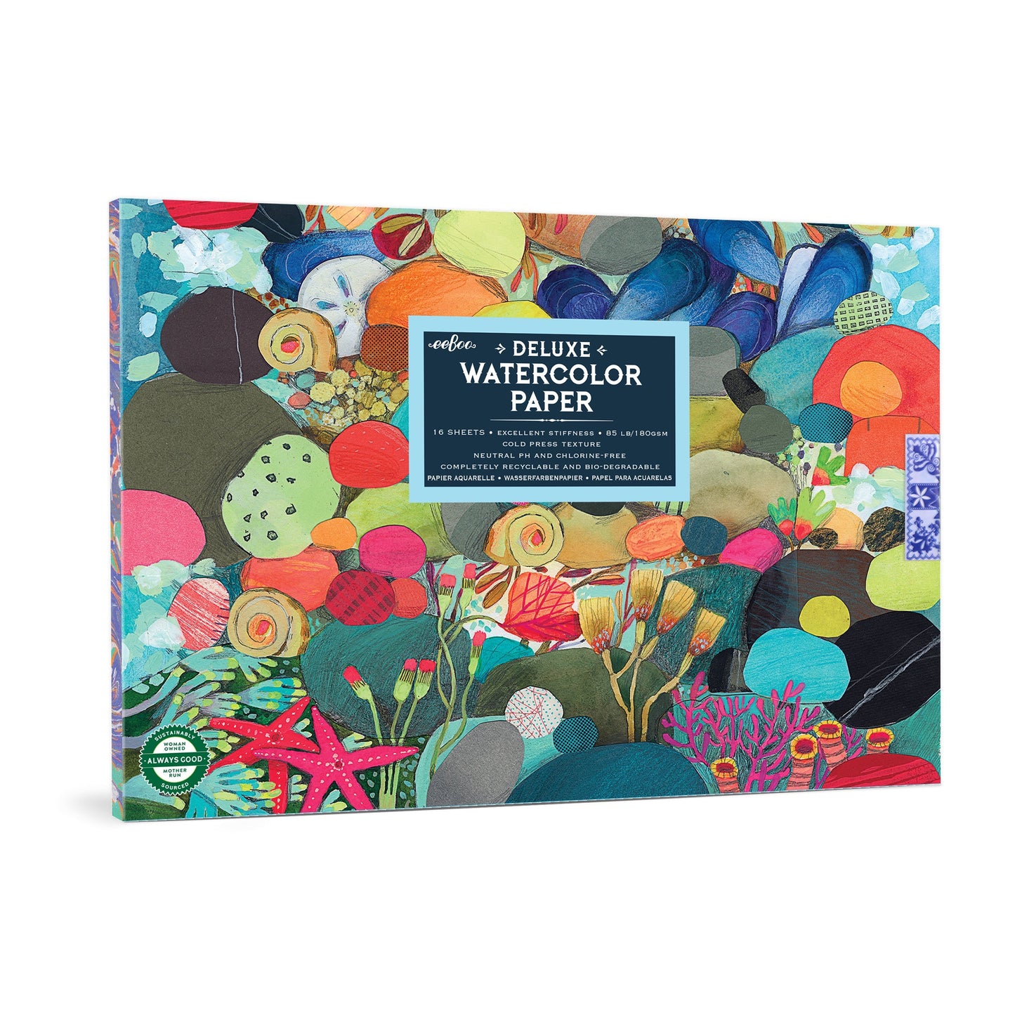 Tidepool Watercolor Pad | Unique Great Gifts for Kids & Adults