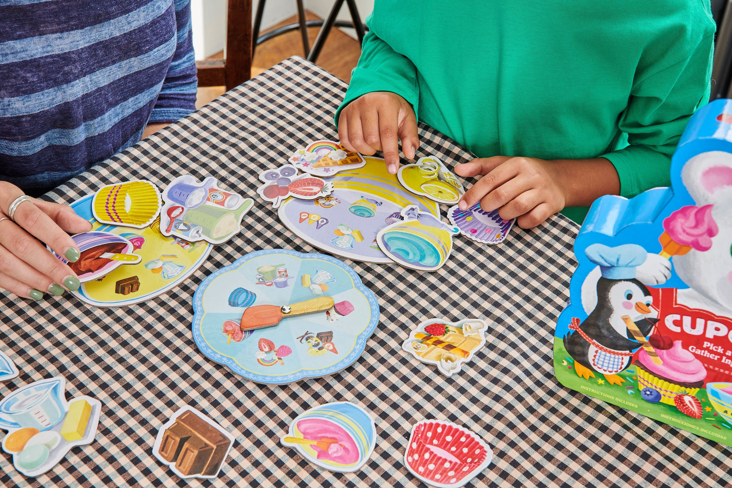 Cupcake Shaped Spinner Game by eeBoo | Unique Fun Gifts