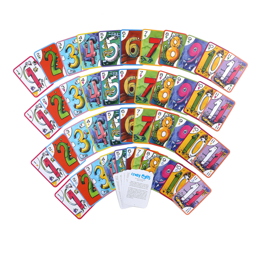 Crazy eights cards