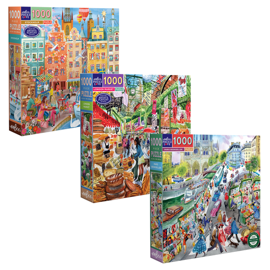 European City Life Puzzle Bundle