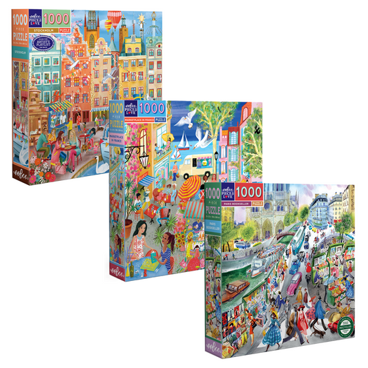 European City Life Puzzle Bundle