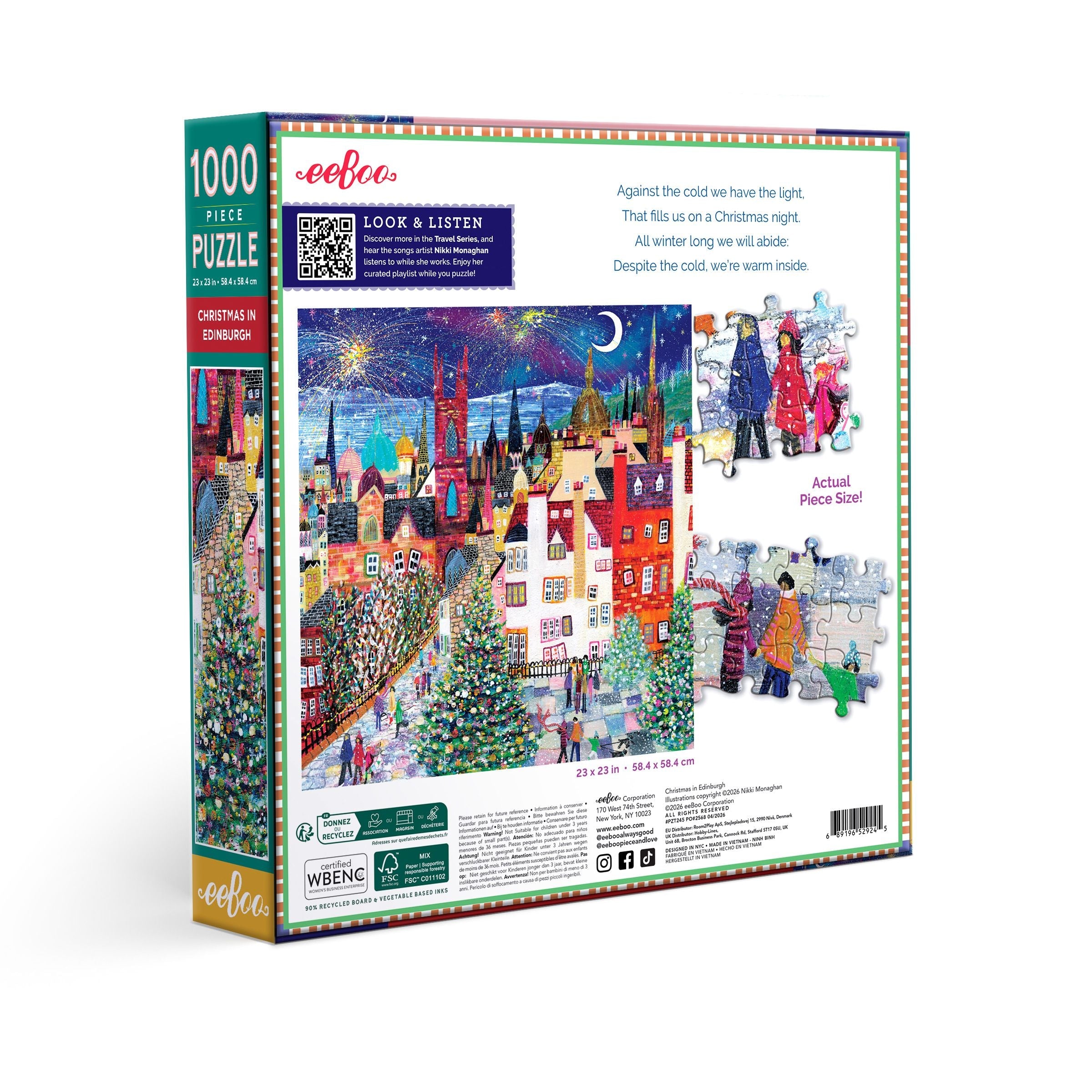 Christmas in Edinburgh 1000 Piece Puzzle