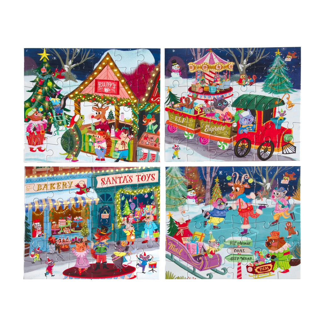 Christmas Village Mini Puzzle Assortment (16)