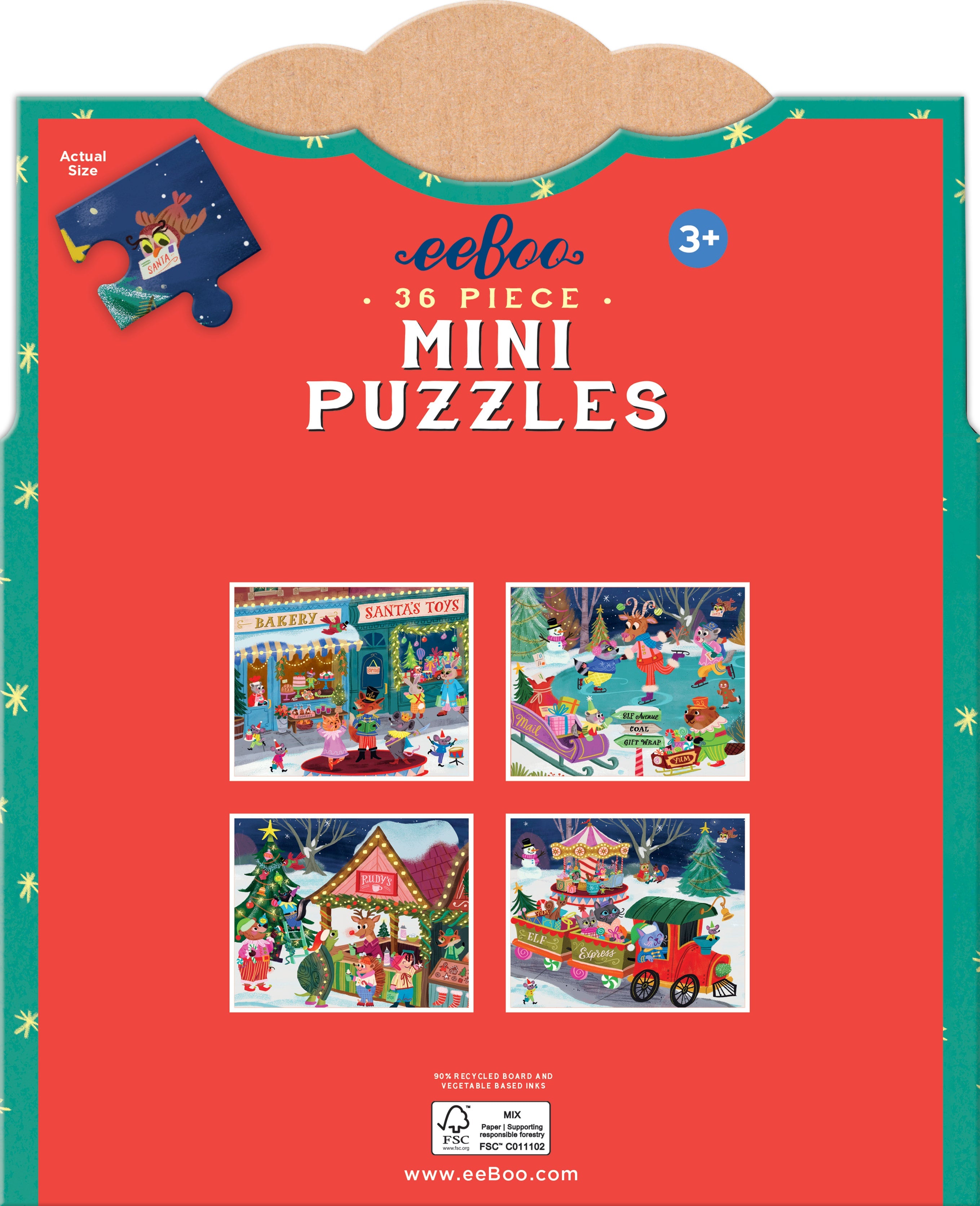 Christmas Village Mini Puzzle Assortment (16)