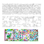 Fold-Out Coloring Book - Fairies and Tales by eeBoo | Unique Fun Gifts