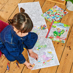 Fold-Out Coloring Book - Fairies and Tales by eeBoo | Unique Fun Gifts
