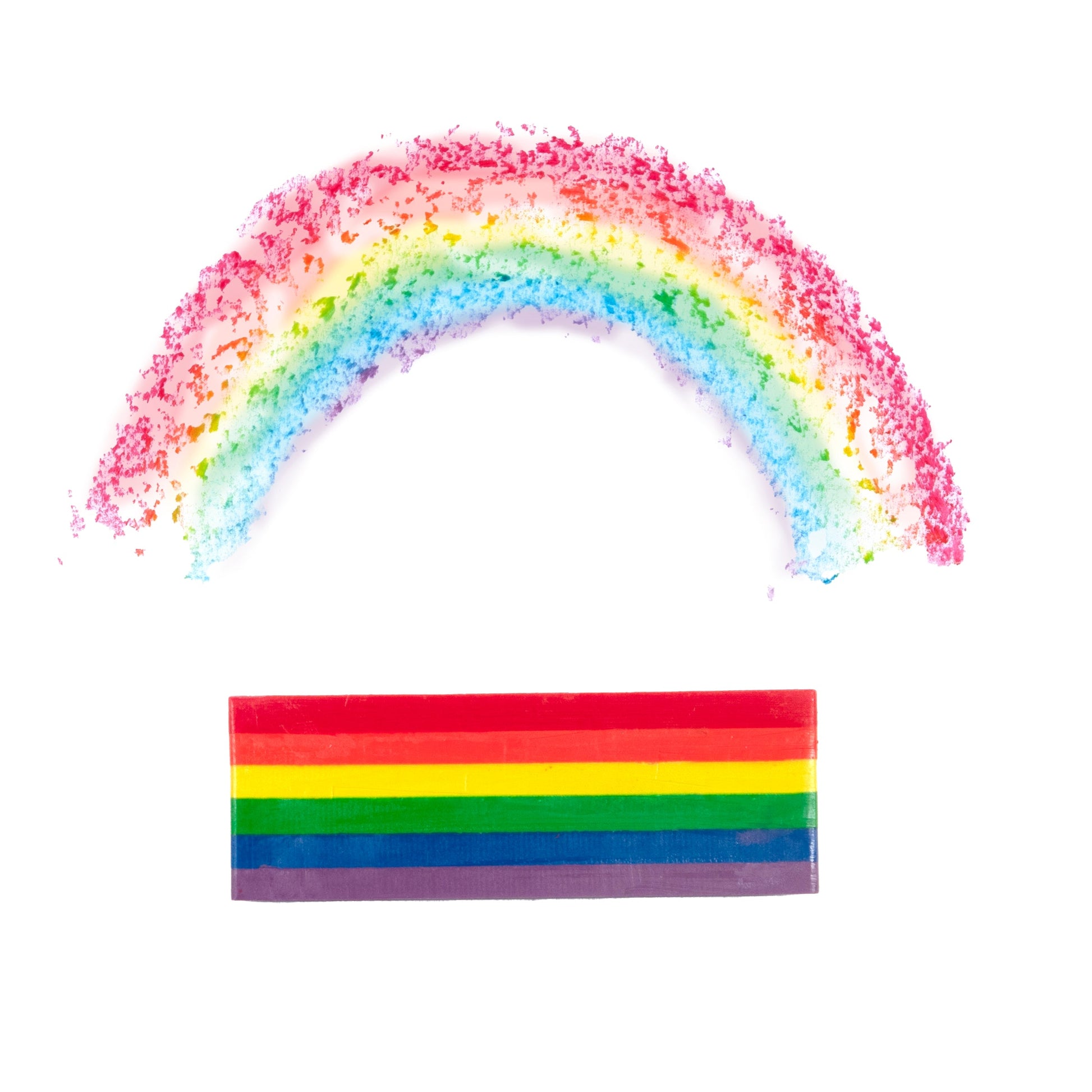 Rainbow Jumbo Crayon Assortment by eeBoo | Unique Fun Gifts