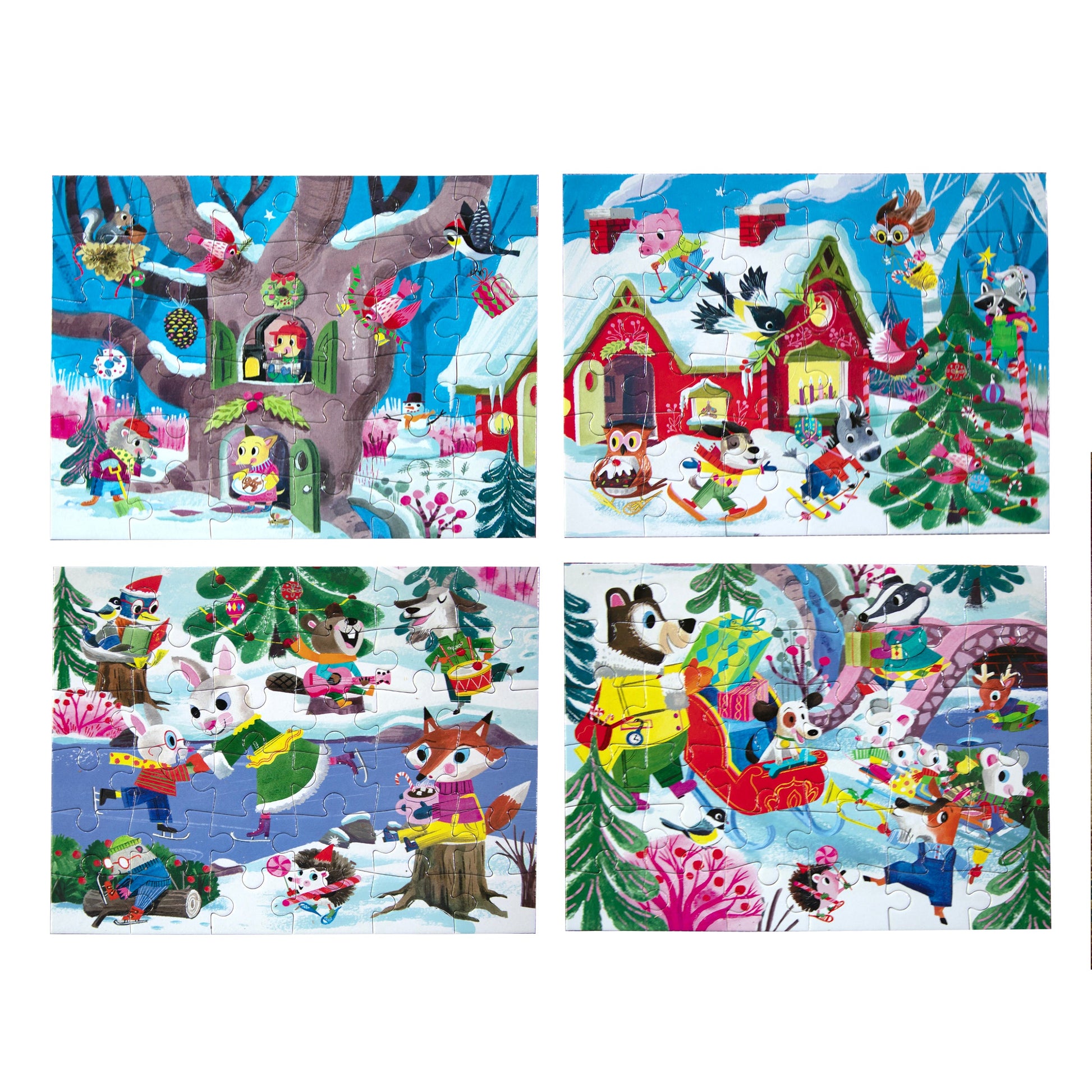 Woodland Holiday Puzzle Assortment (16) eeBoo