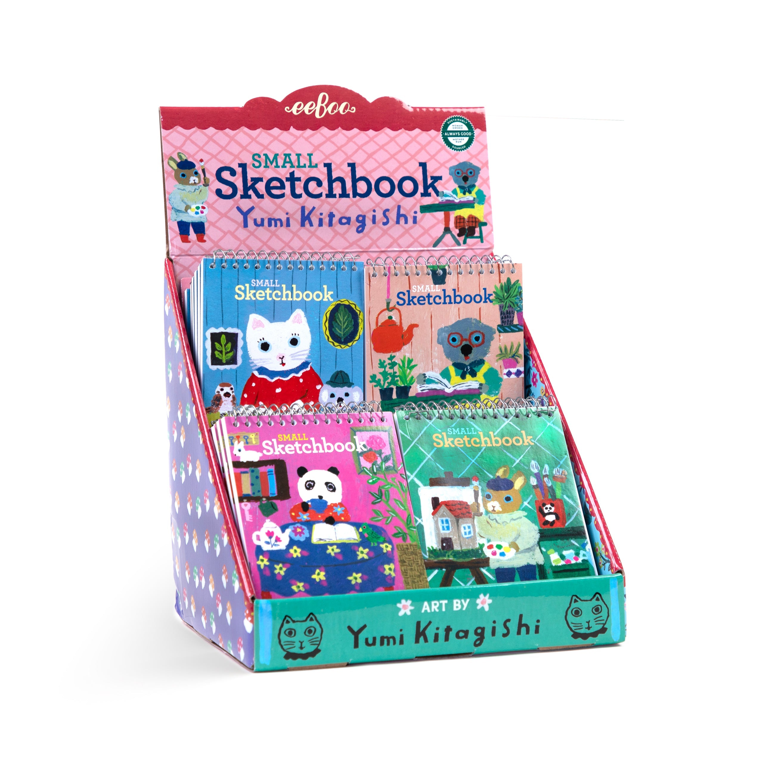 Yumi Small Sketchbook Assortment by eeBoo | Unique Fun Gifts