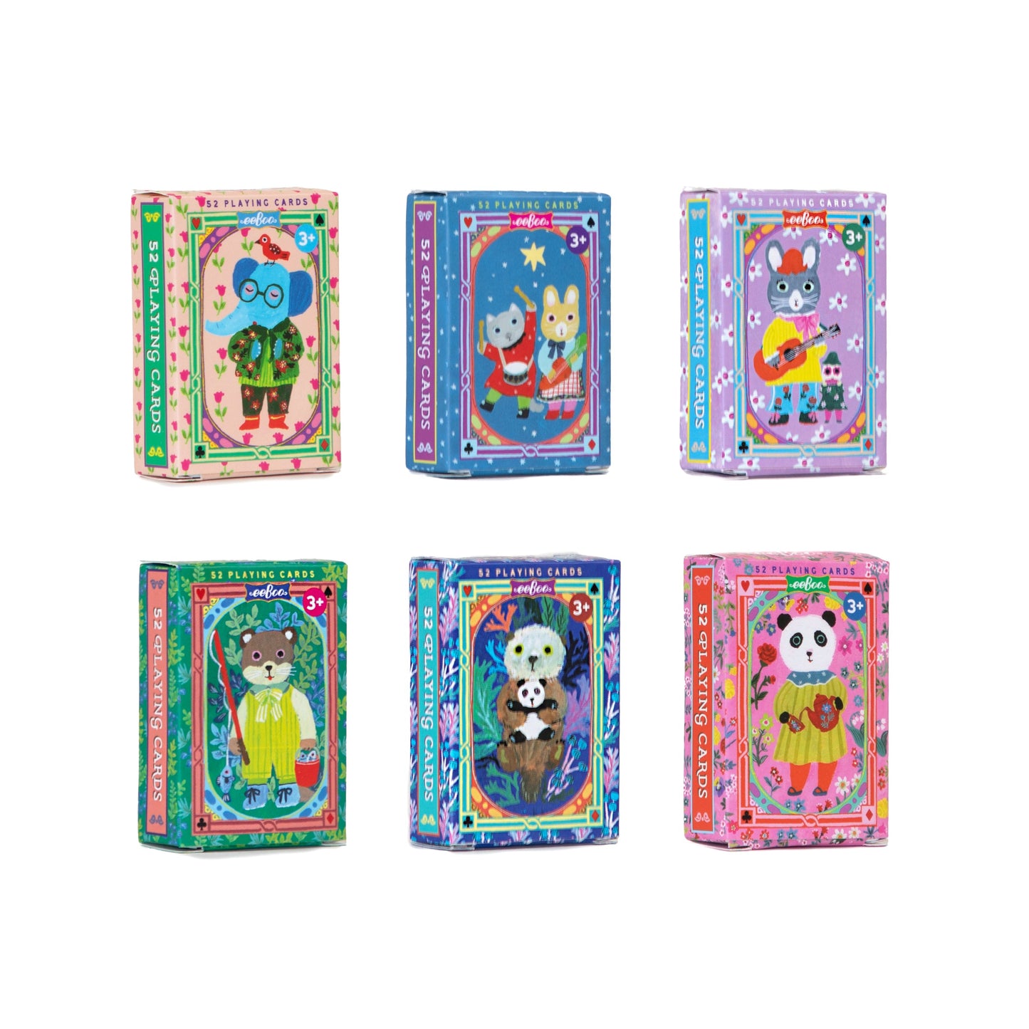 Yumi Tiny Playing Cards Assortment by eeBoo | Unique Fun Gifts