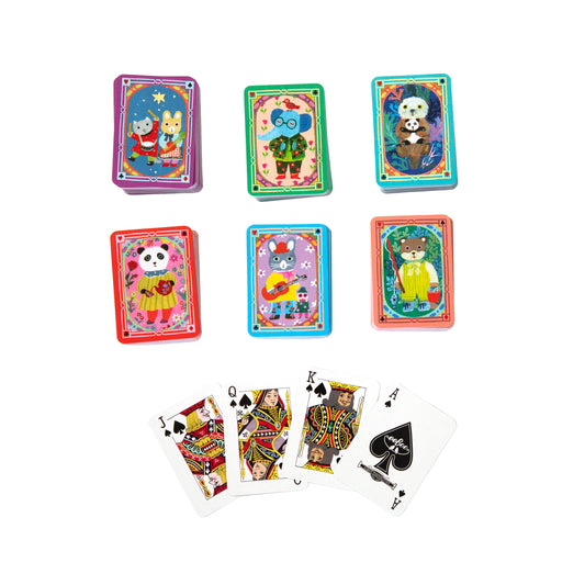 Yumi Tiny Playing Cards Assortment by eeBoo | Unique Fun Gifts