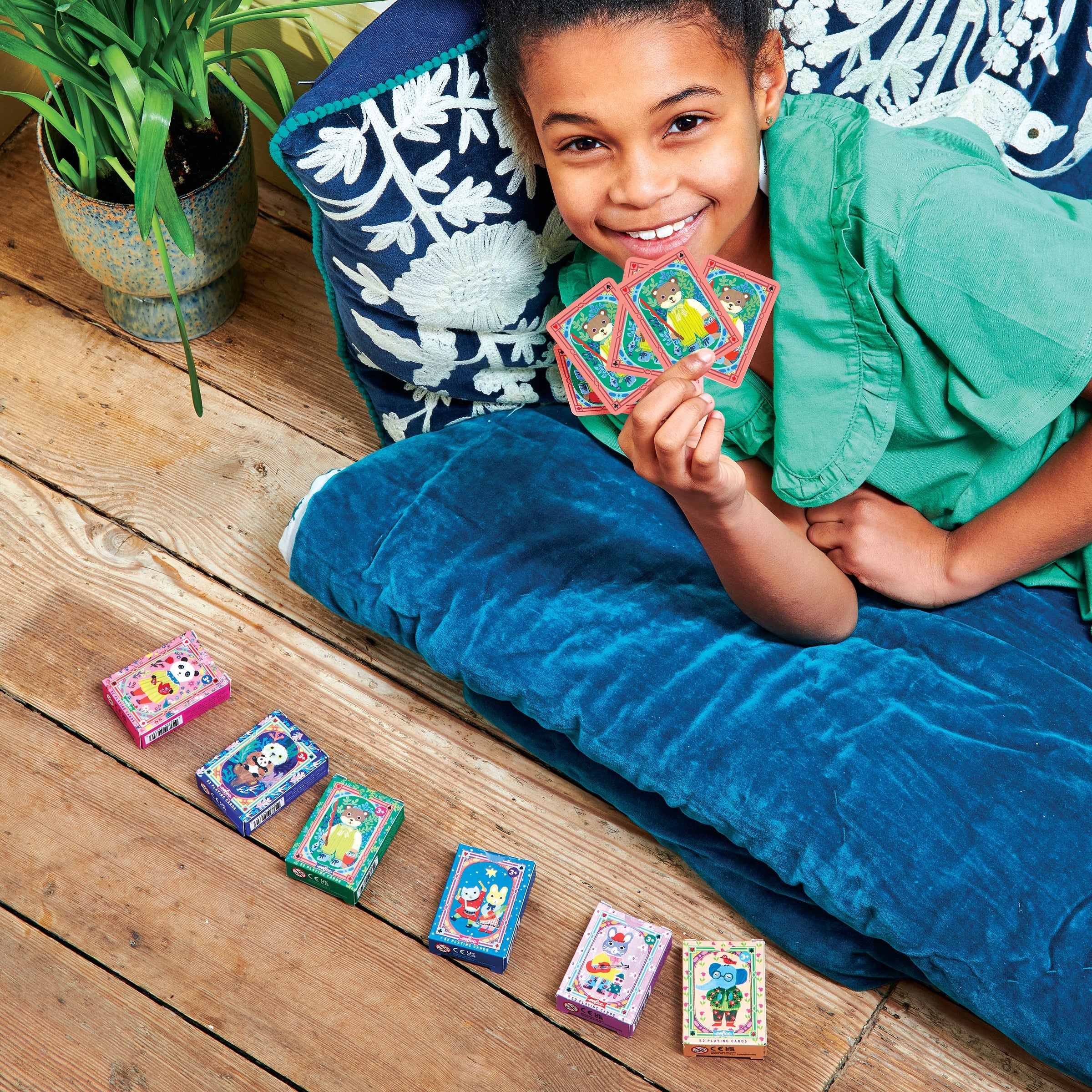 Yumi Tiny Playing Cards Assortment by eeBoo | Unique Fun Gifts