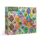 Giant puzzle box with colorful alphabet design. A is for Acorn 36 Piece Giant Alphabet Puzzle