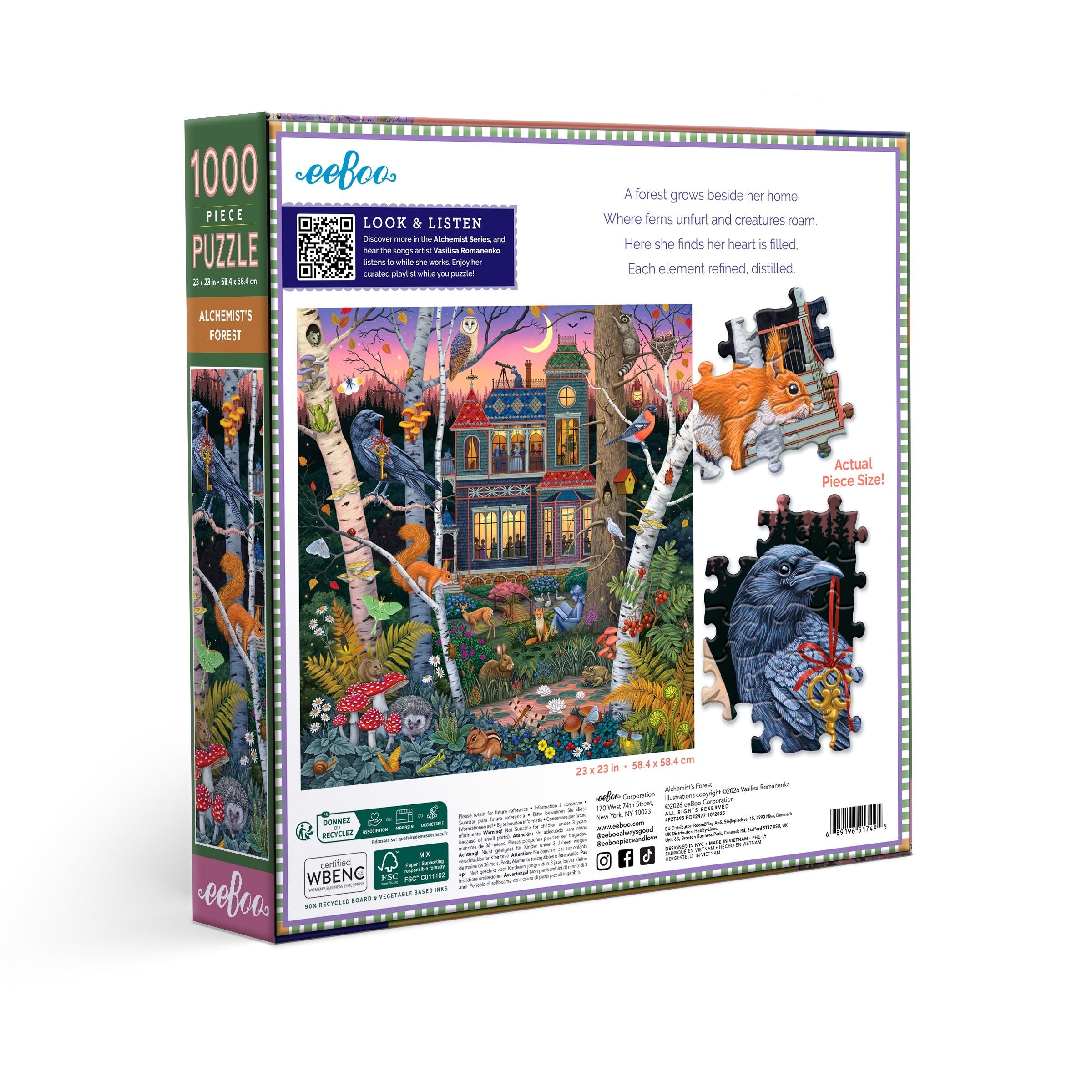 Alchemist's Forest 1000 Piece Puzzle – eeBoo