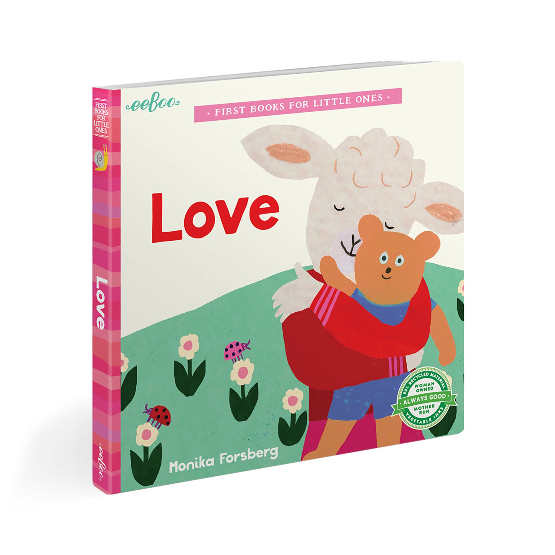 First Books Love Board Book by Monika Forsbger eeBoo