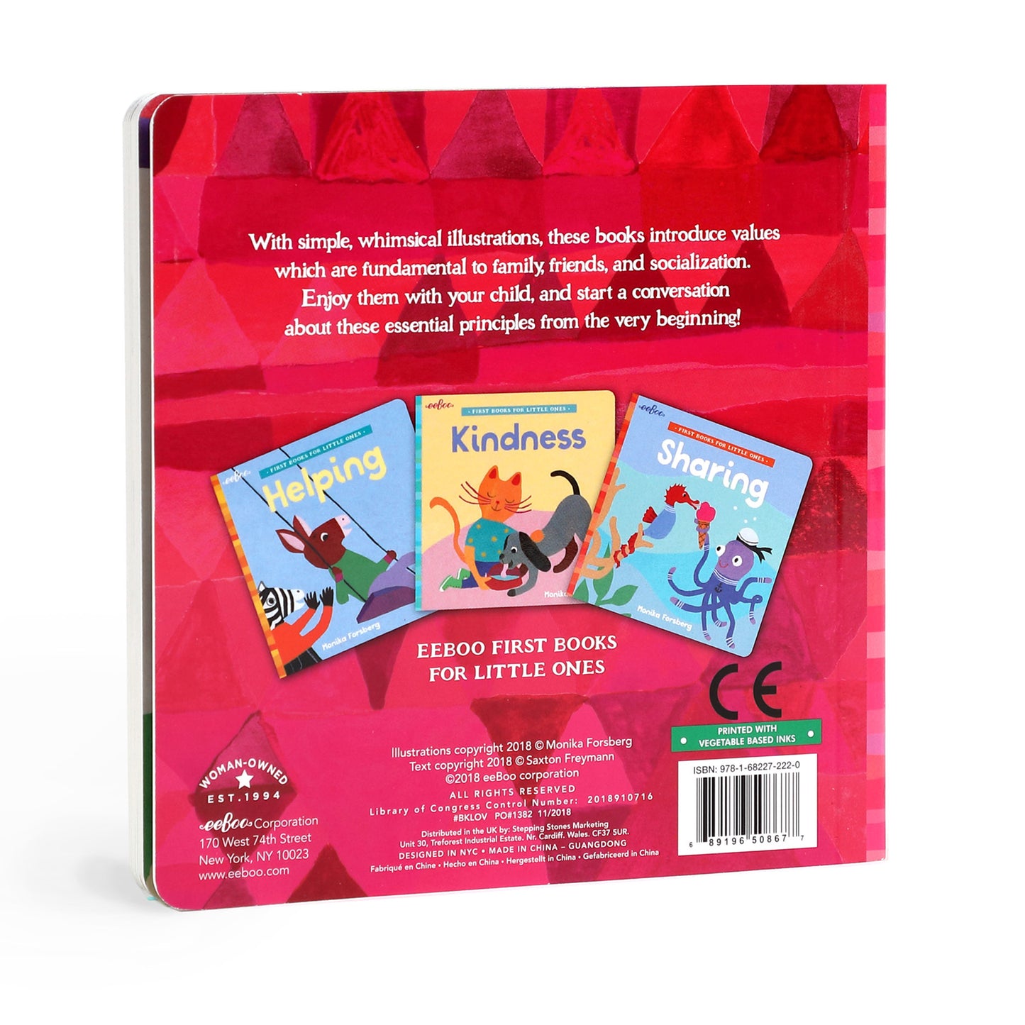 First Books Love Board Book by Monika Forsbger eeBoo