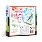 Classic Travel Bingo Game for Car Trips eeBoo for Kids Ages 4+