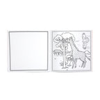 Wild Animals Square Coloring Book
