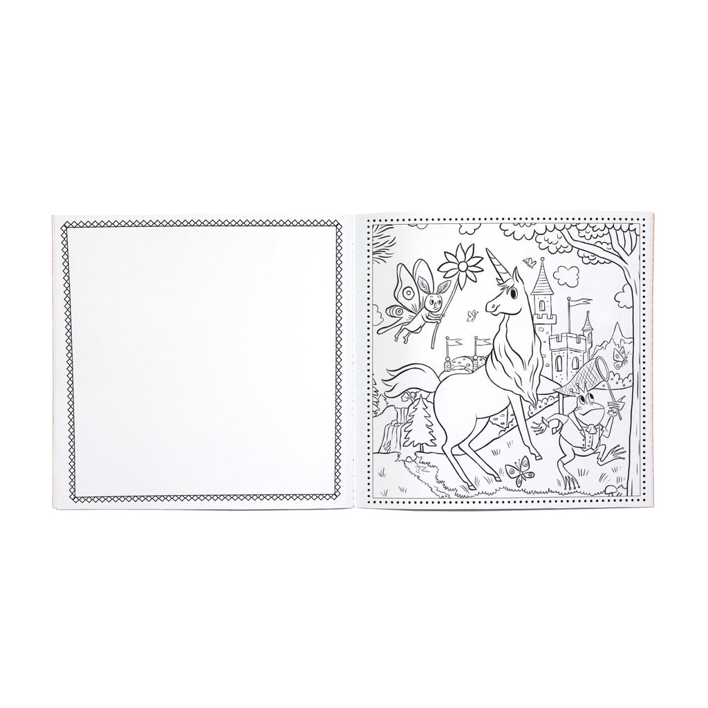 Magical Creatures Square Coloring Book