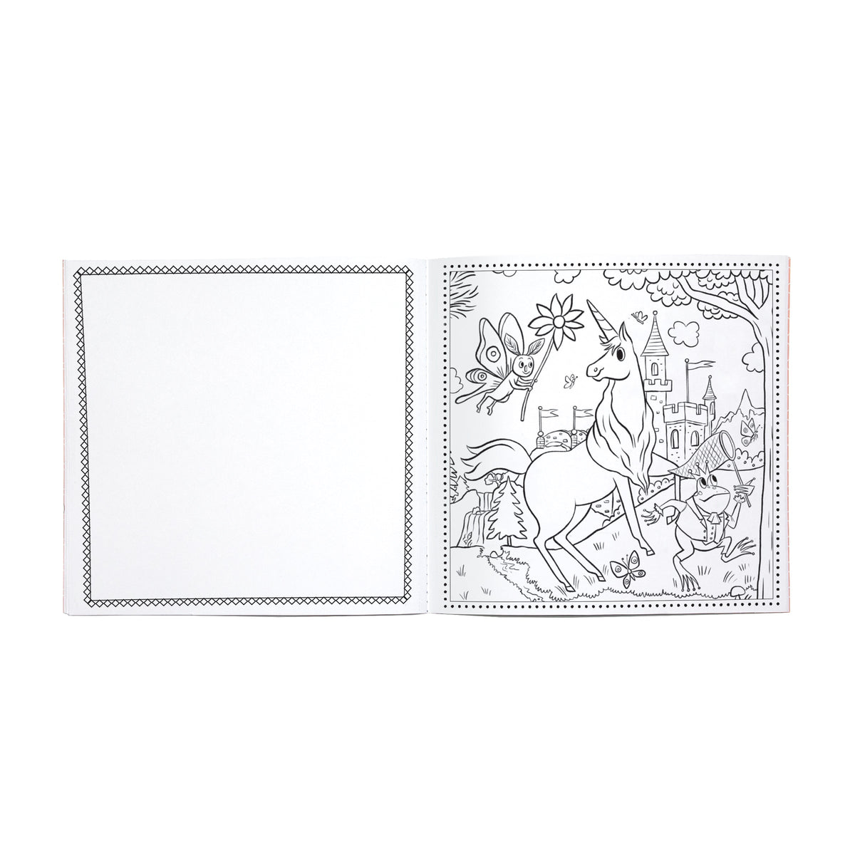 Magical Creatures Square Coloring Book