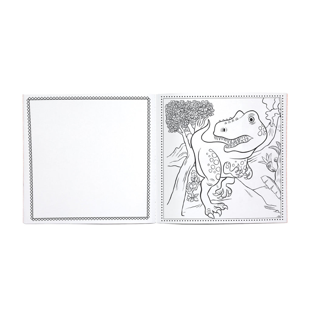 Dinosaur Square Coloring Book