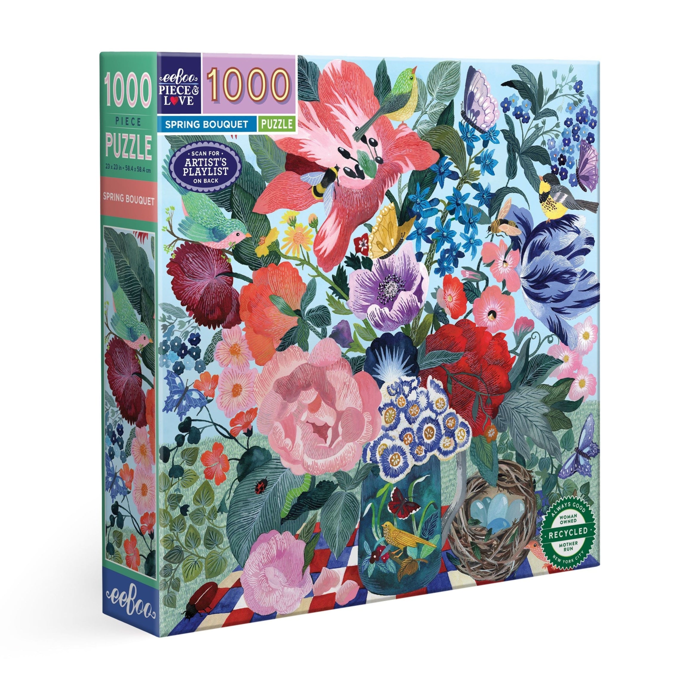 Spring Bouquet 1000 Piece Jigsaw Puzzle | Gifts for Mom