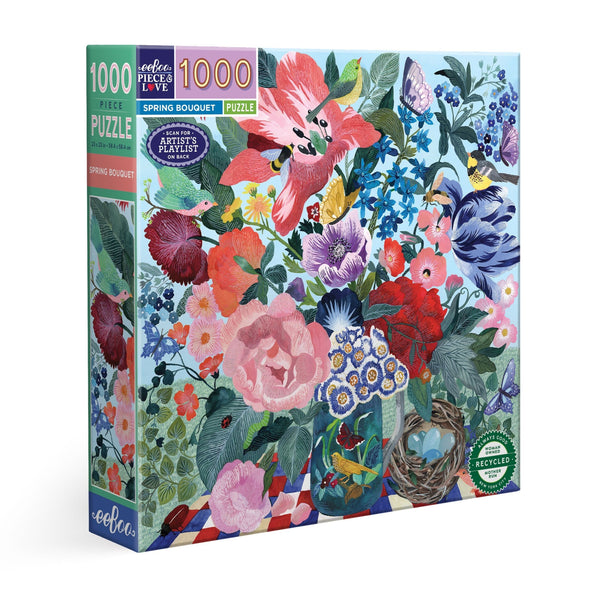 Spring Bouquet 1000 Piece Jigsaw Puzzle | Gifts for Mom – eeBoo