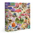 Jigsaw puzzle box featuring colorful mushrooms. Bountiful Mushrooms 1000 Piece Puzzle