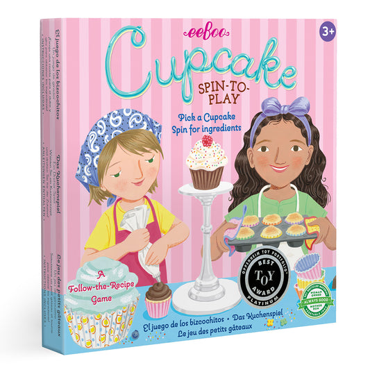 Cupcake Spinner Award Winning Preschool Game by eeBoo | Fun Gifts For Kids 3+ | Builds Basic Skills