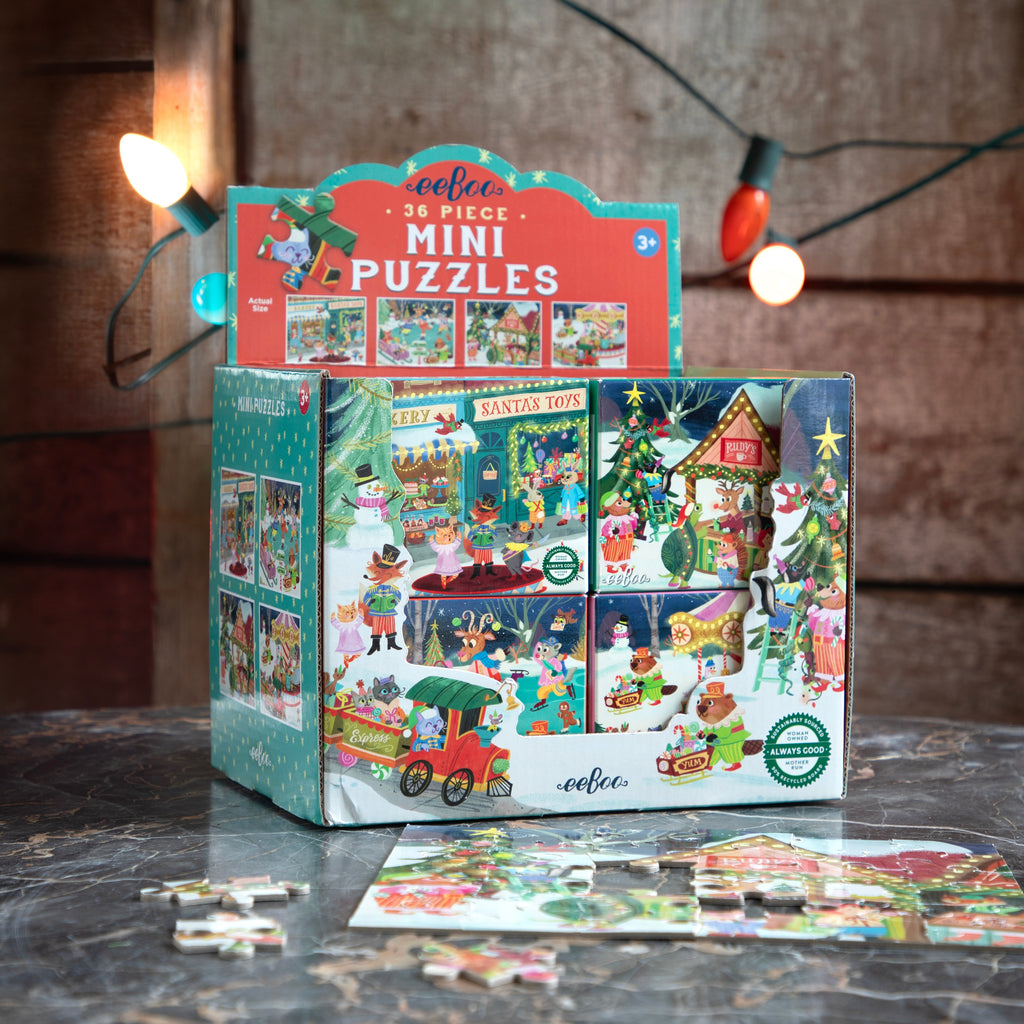 Christmas Village Mini Puzzle Assortment (16)