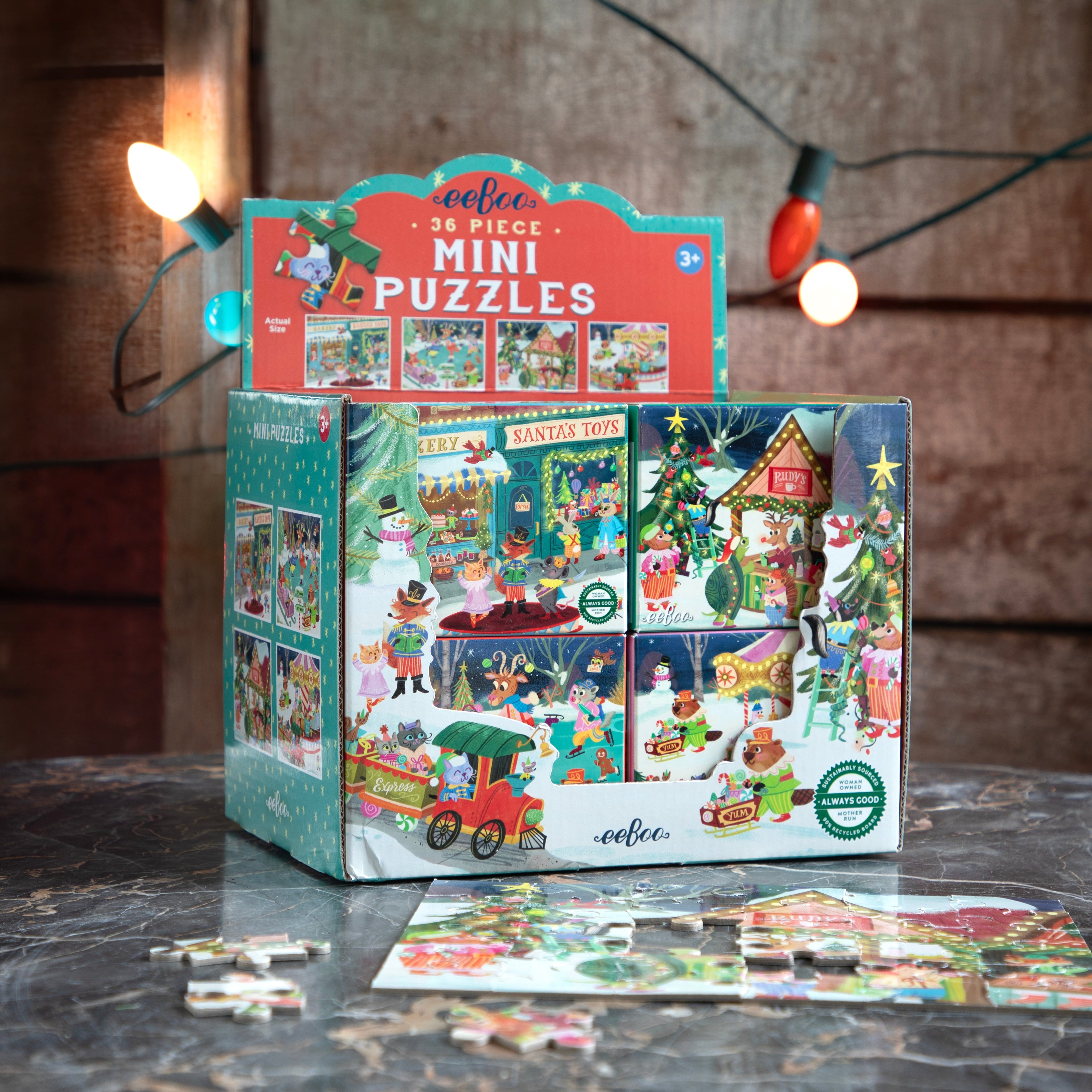 Christmas Village Mini Puzzle Assortment (16)