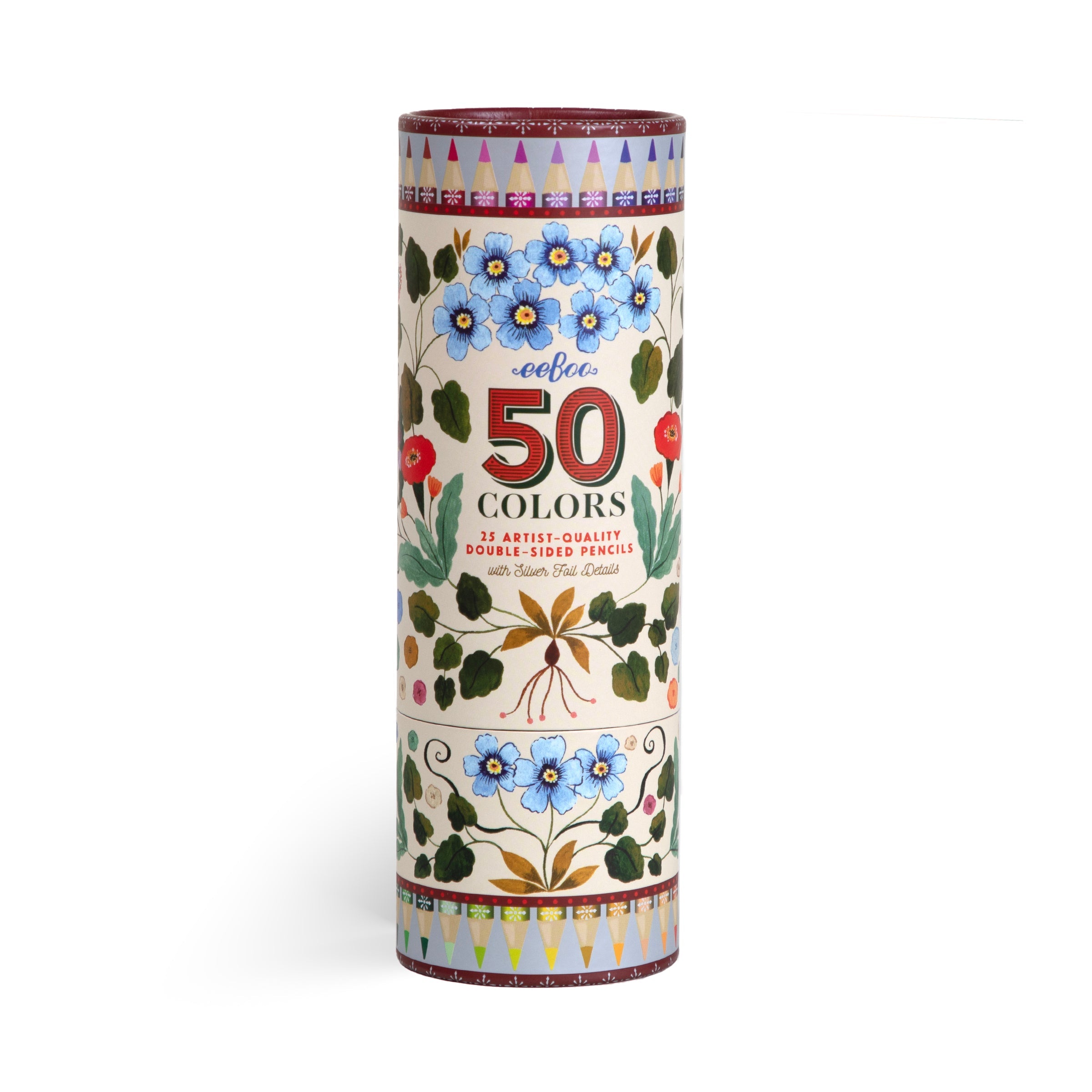 Flora's Double-Sided Color Pencils  by eeBoo | Unique Fun Gifts